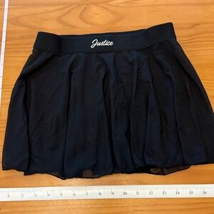 Justice Black Ballet Skirt for Kids